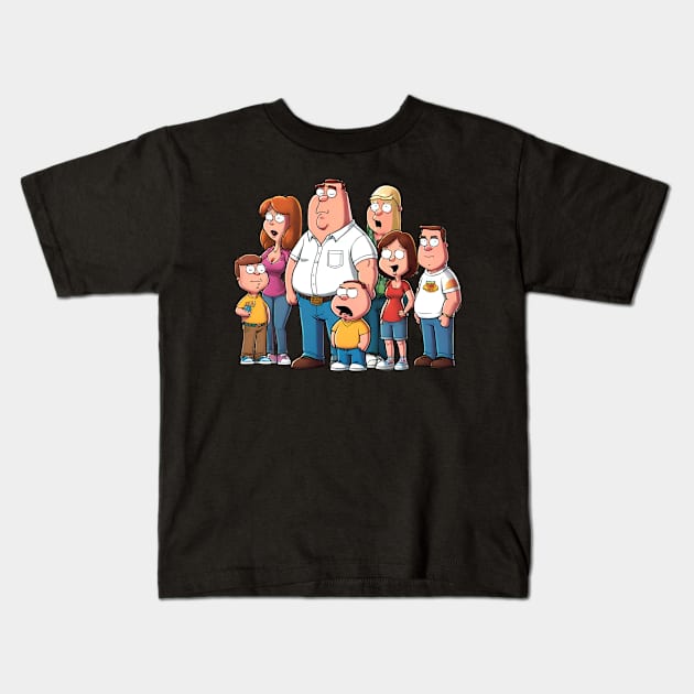 Guys Kids T-Shirt by Fuzzer